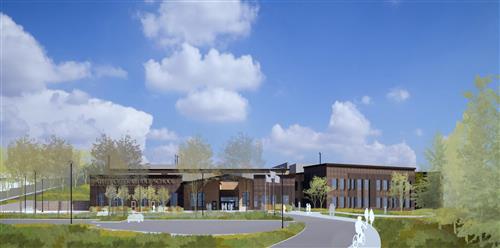 Front view rendering 